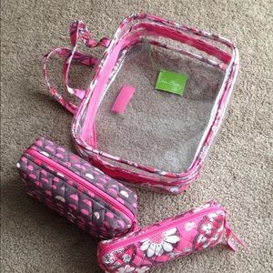 Vera Bradley Cosmetic Bags BUNDLE NWOT